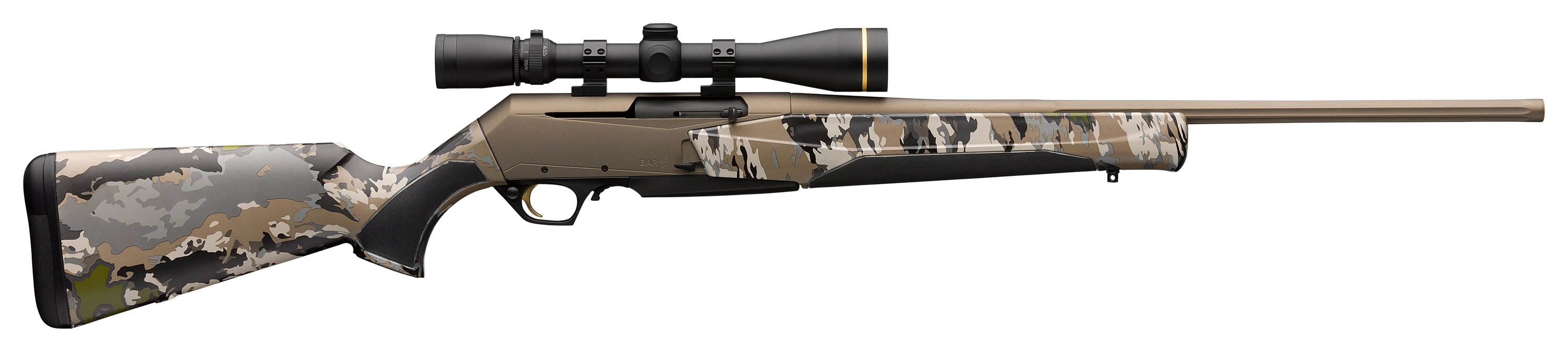 Browning BAR Mark 3 Speed rifle on a white background.