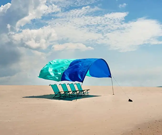 tent on beach