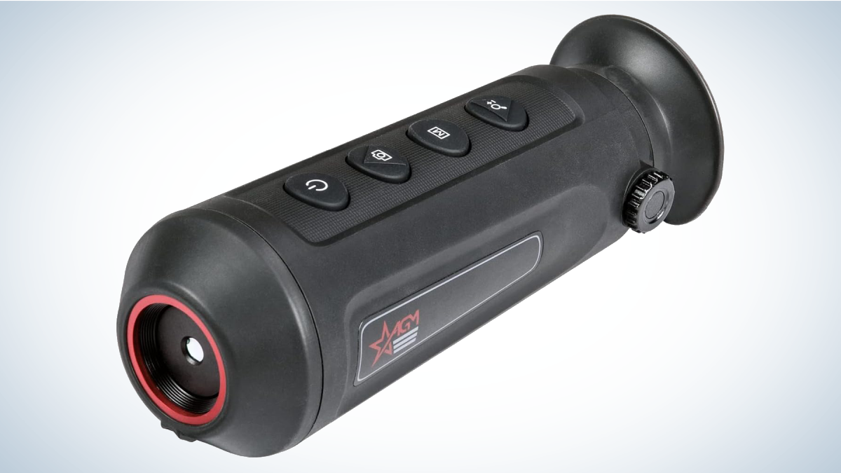 AGM Global Vision Asp-Micro TM160 Short Range Thermal Imaging Monocular on gray and white background