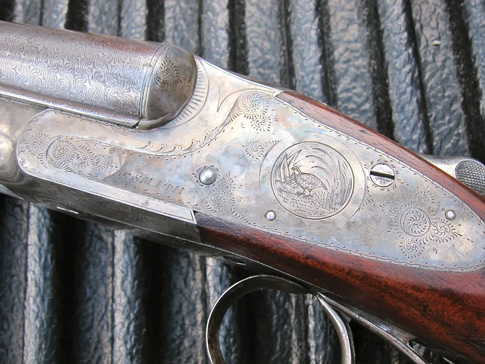 engraved quail adorning the receiver