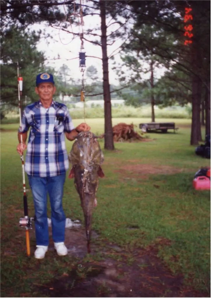 Edward Davis's world record catfish