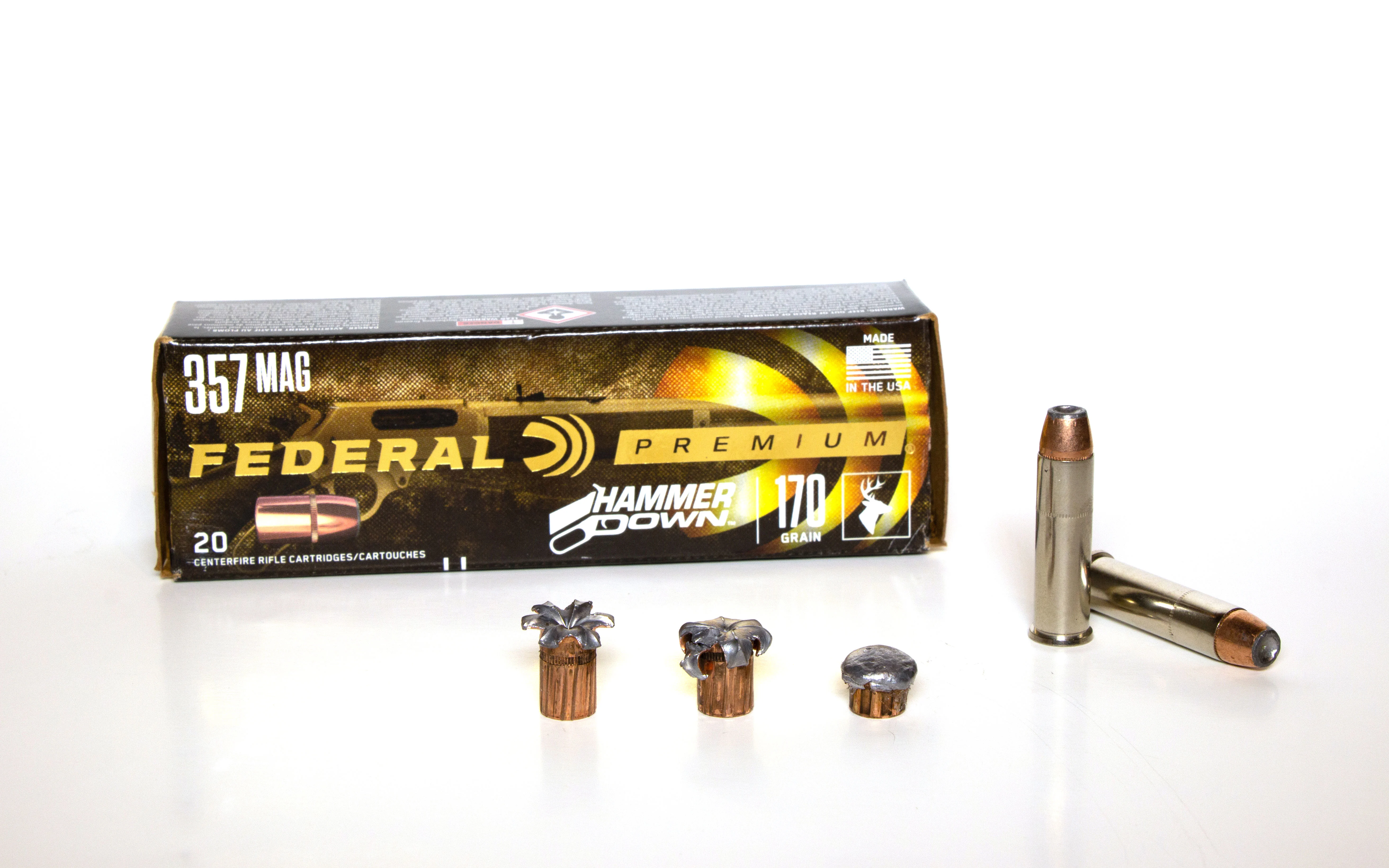 A box of Federal 357 Magnum ammo.