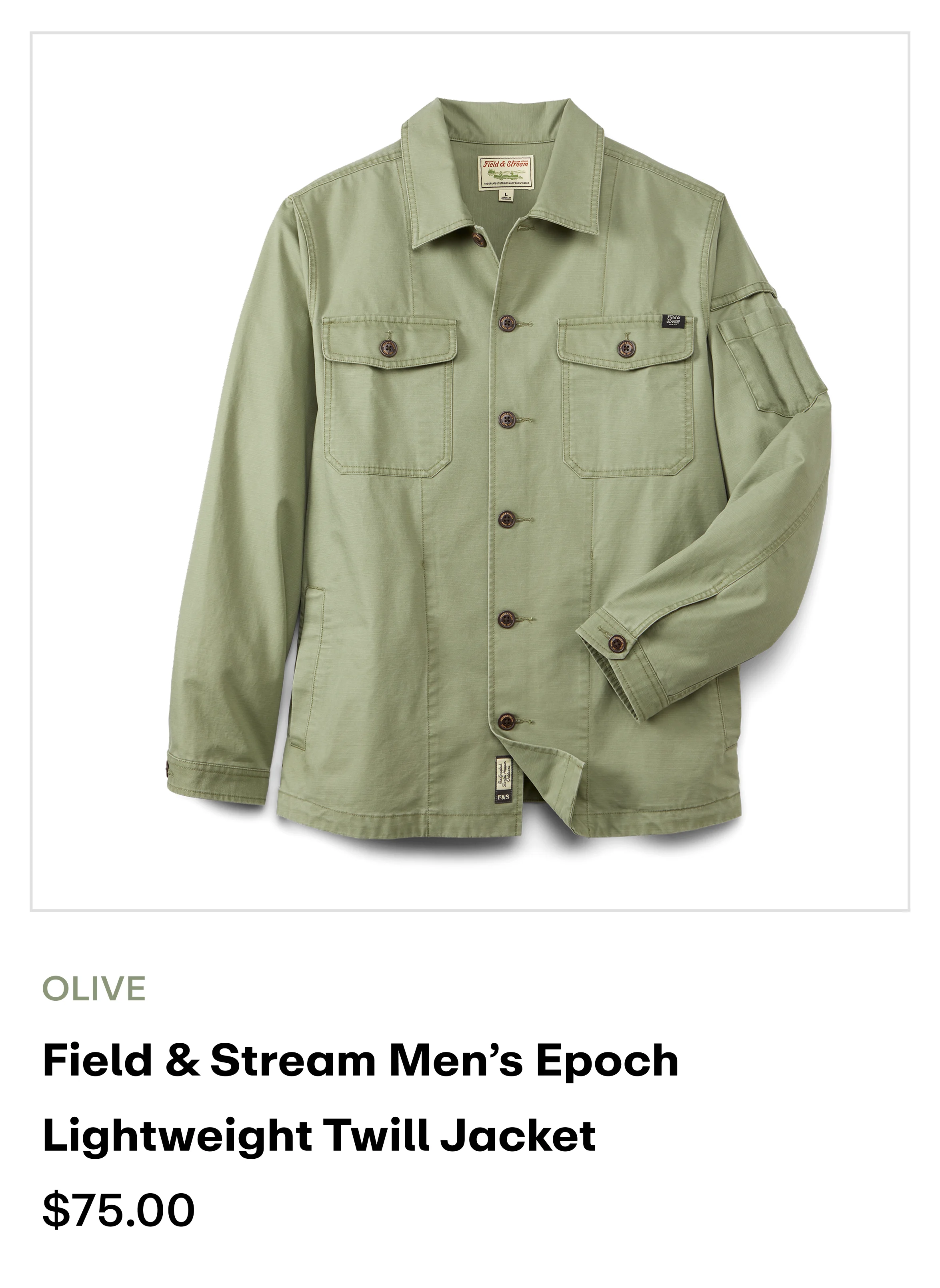 Amazon - Twill Jacket - olive