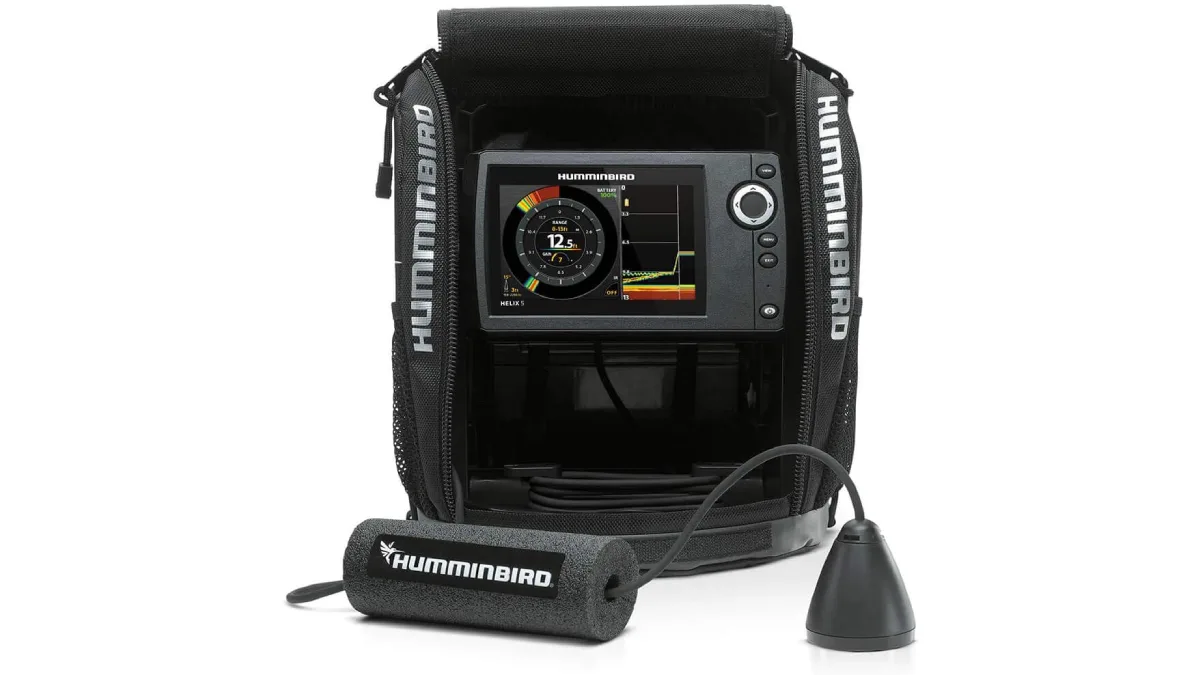 Humminbird ICE-H5 Helix 5 Chirp G2 FB Fish Finder on white background