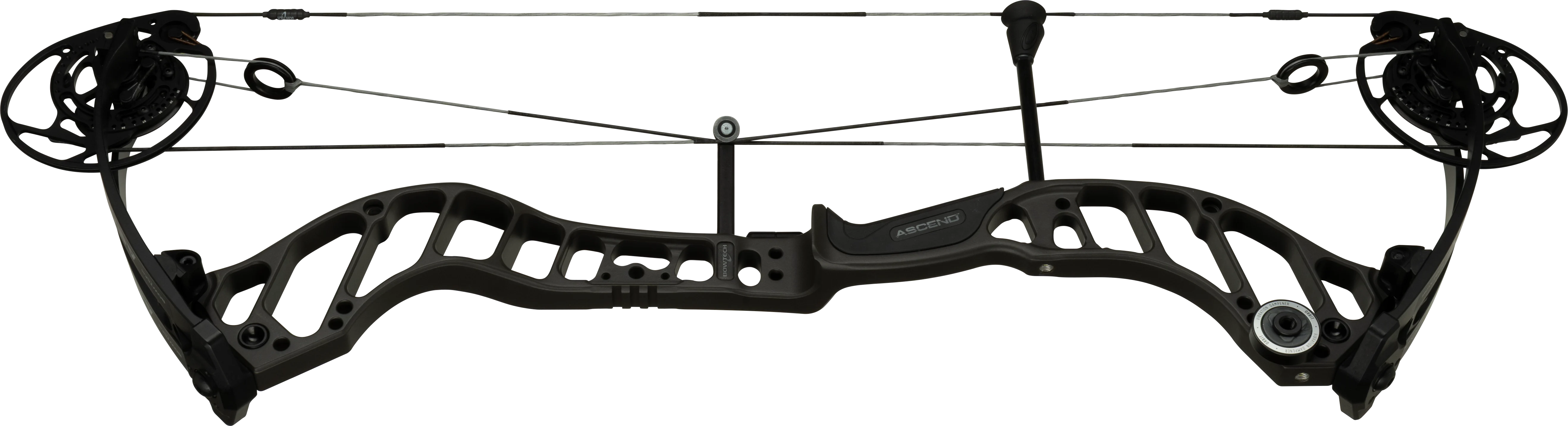 Bowtech Ascend compound bow on a white background.