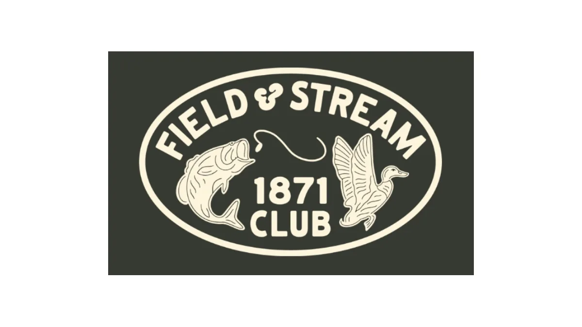 Field &amp; Stream 1871 Club Membership Logo on white background