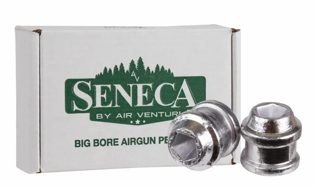 Air gun projectiles run the gambit from .17 caliber all the way up these gargantuan .50-caliber hollow points from Air Venturi.