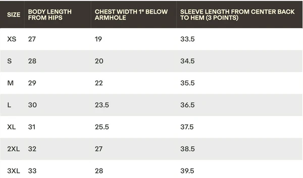 size guide