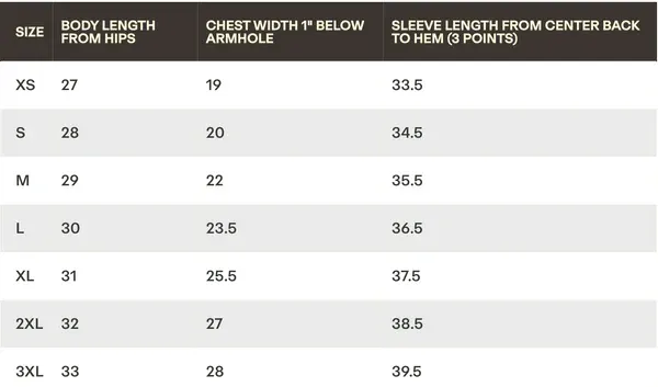 size guide