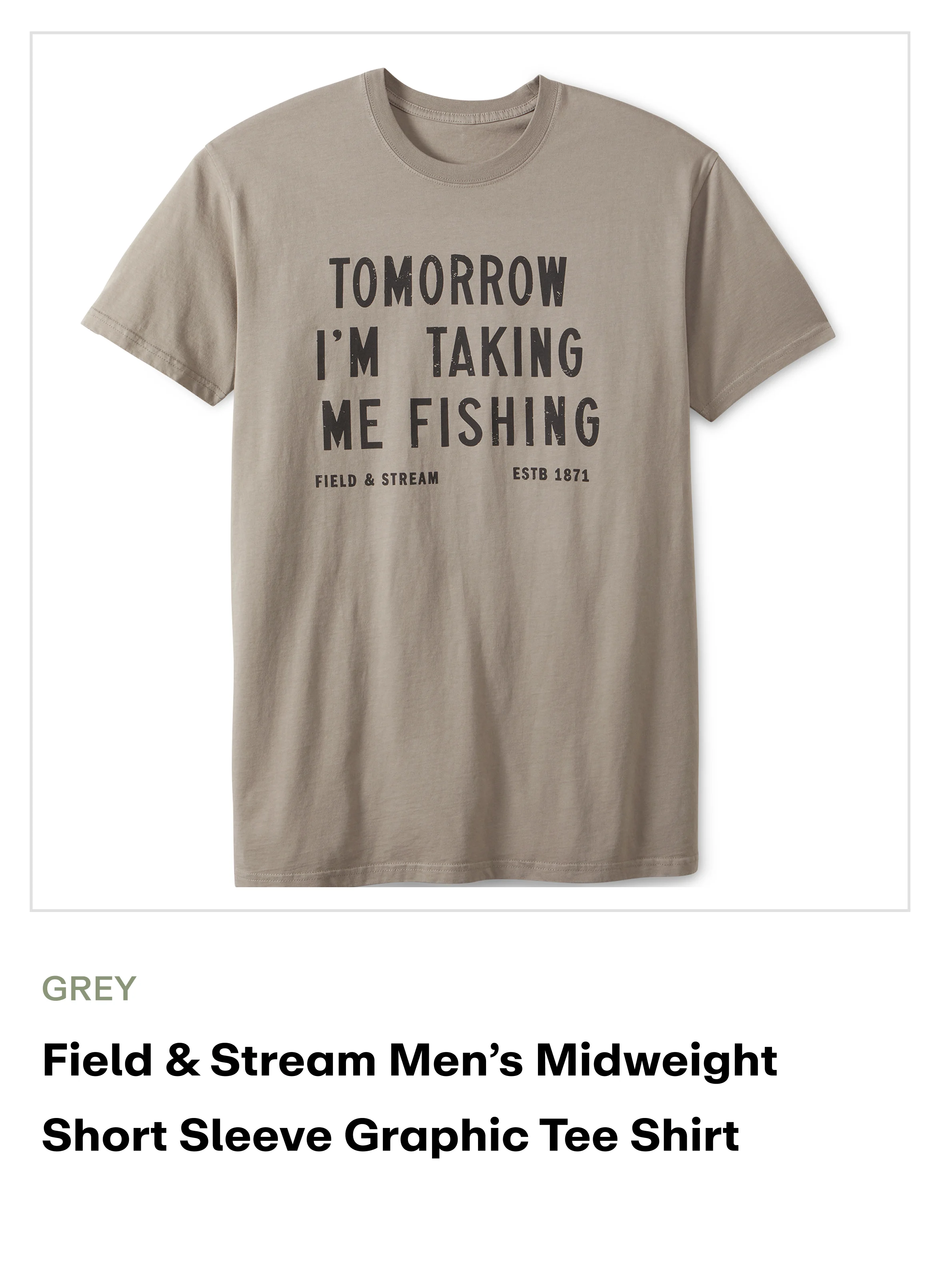 amazon - graphic tee SS TEXT - grey