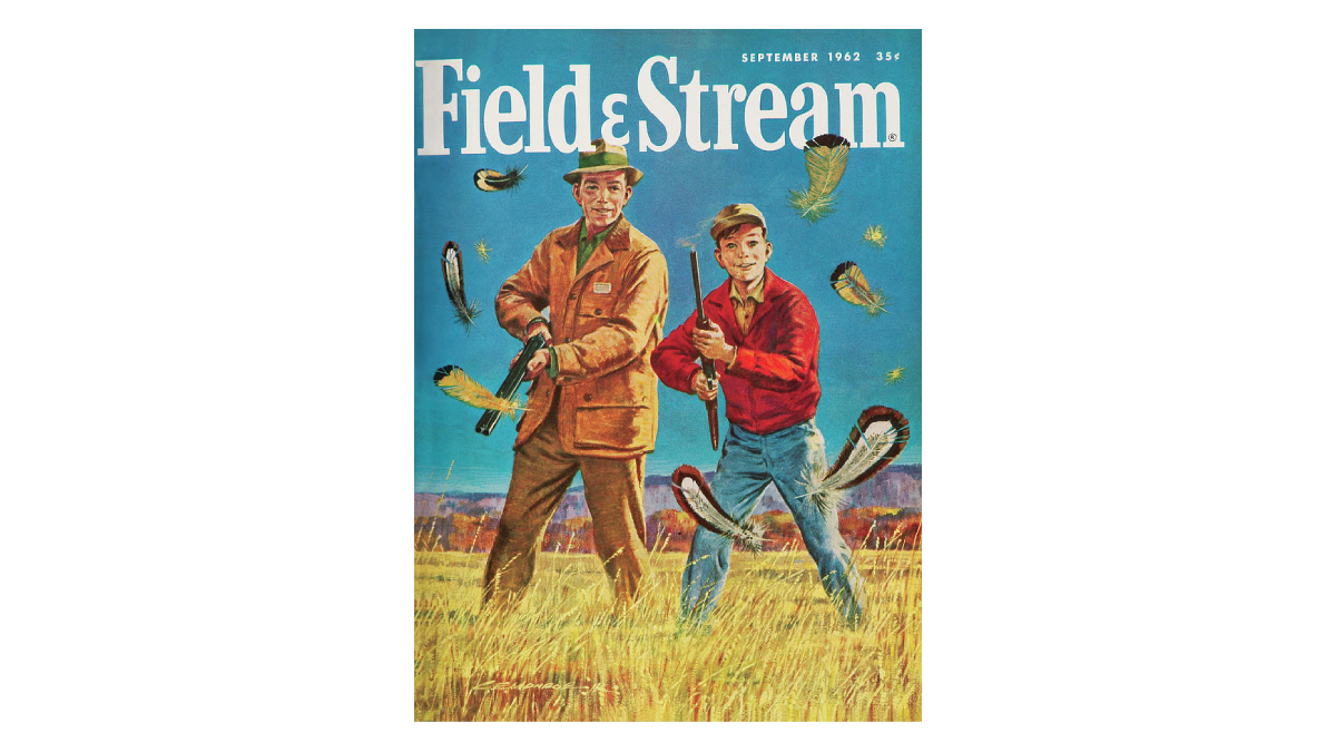 Field &amp; Stream Father's Day Cover Print on white background