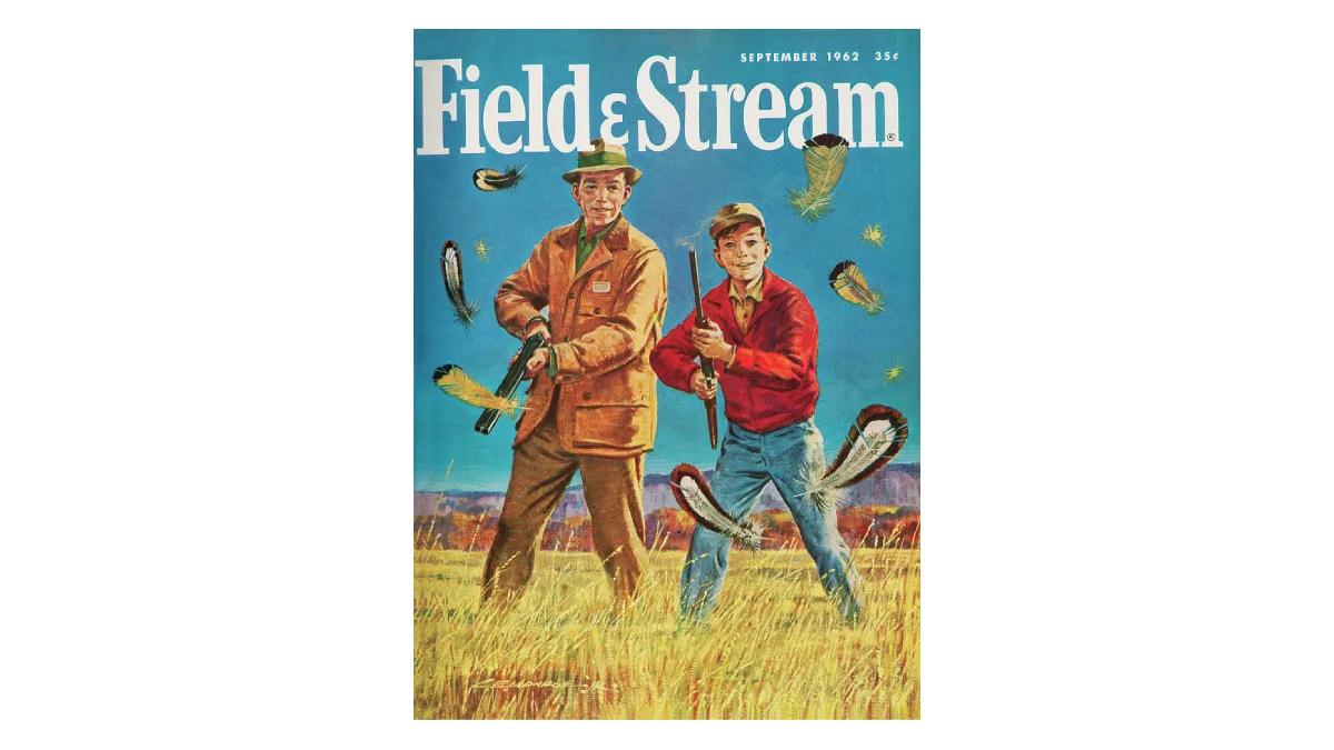 Field &amp; Stream Father's Day Cover Print on white background