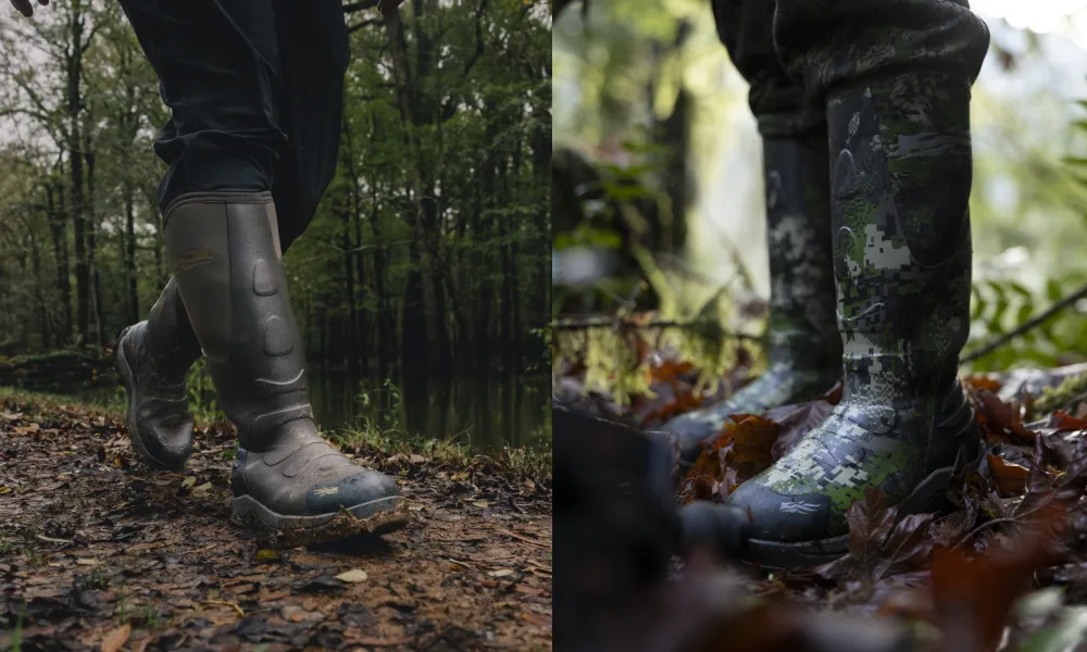 Hunters wearing Sitka Back40 Boots in the field