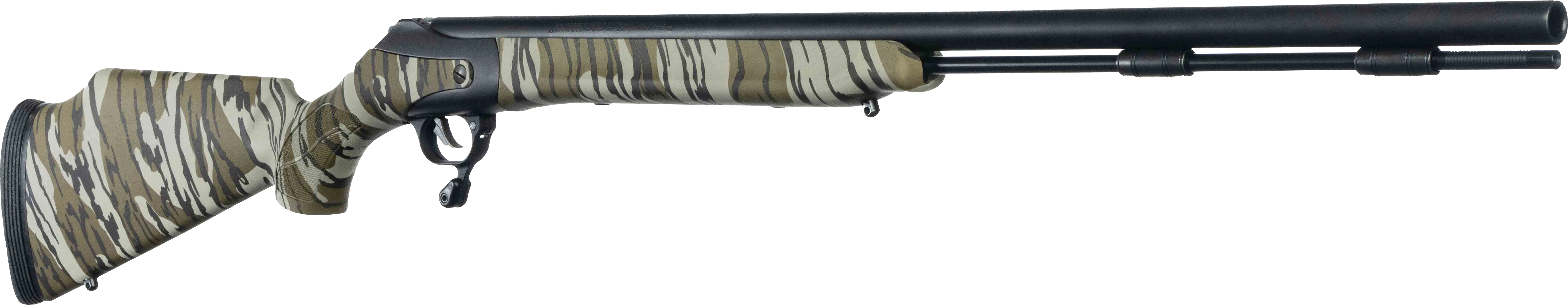 Thomson Center Triumph muzzleloader on a white background.