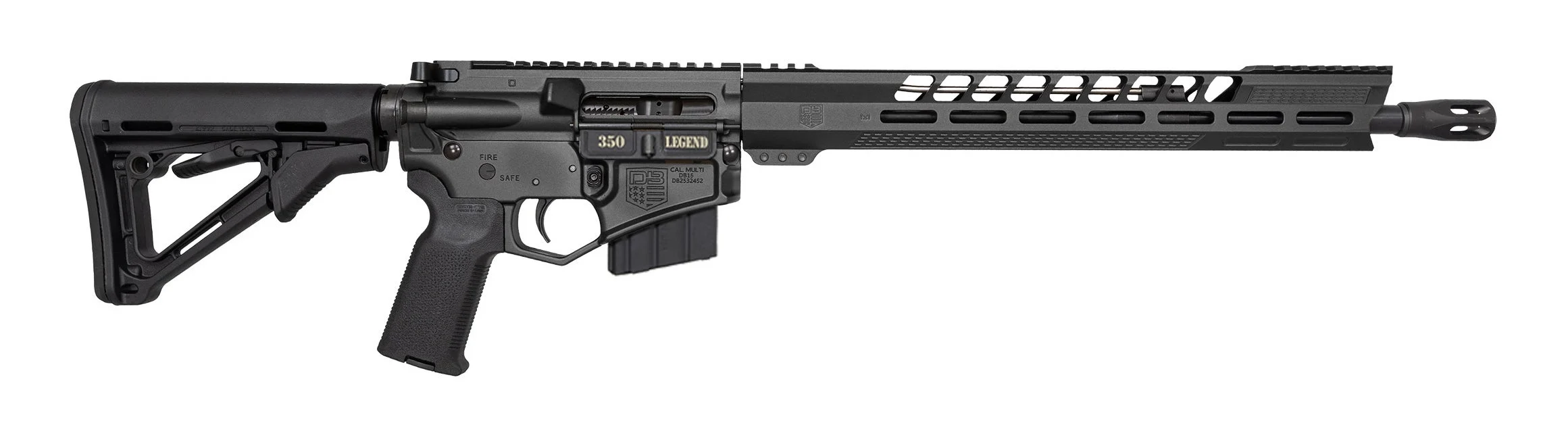 Diamondback DB15 350 Legend rifle on white background