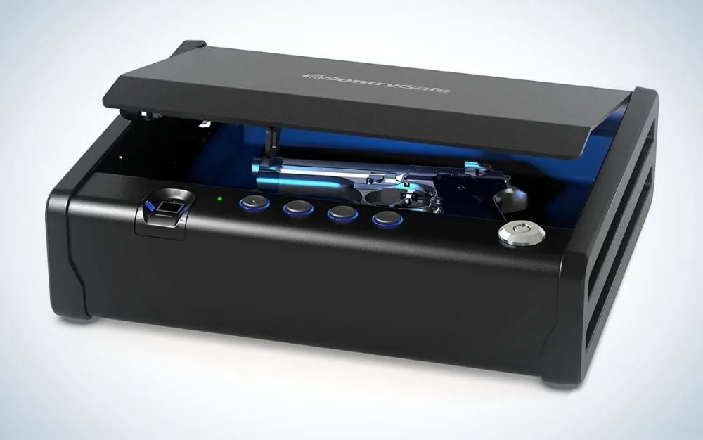 SentrySafe Quick Access Gun Safe is the best budget biometric gun safe.