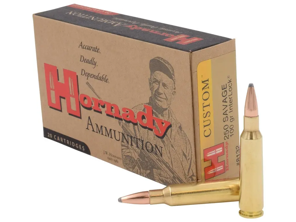 Hornady Custom .250 Savage 100-grain InterLock