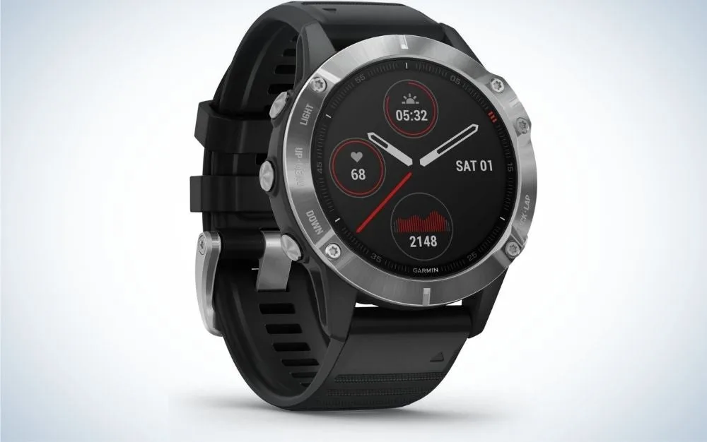 Garmin Fenix 6 is the best outdoor solar watch.