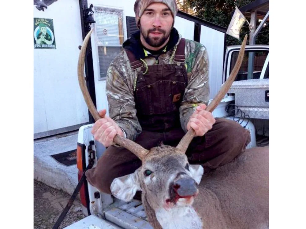 24-inch spike whitetail by Dennie Bowman