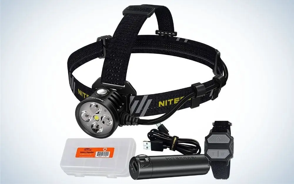 Nitecore HU60 is the best headlamp for ice fishing.