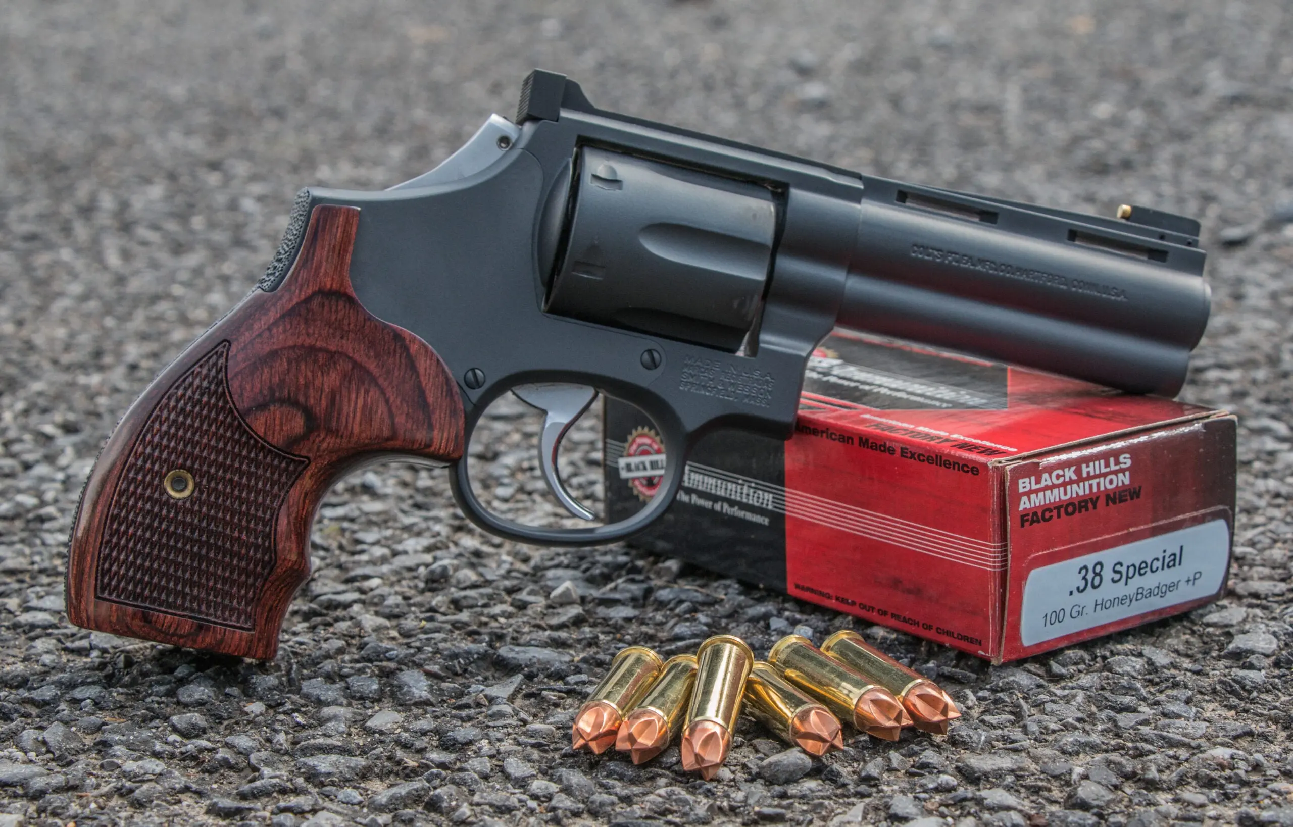 a custom-built double action only revolver