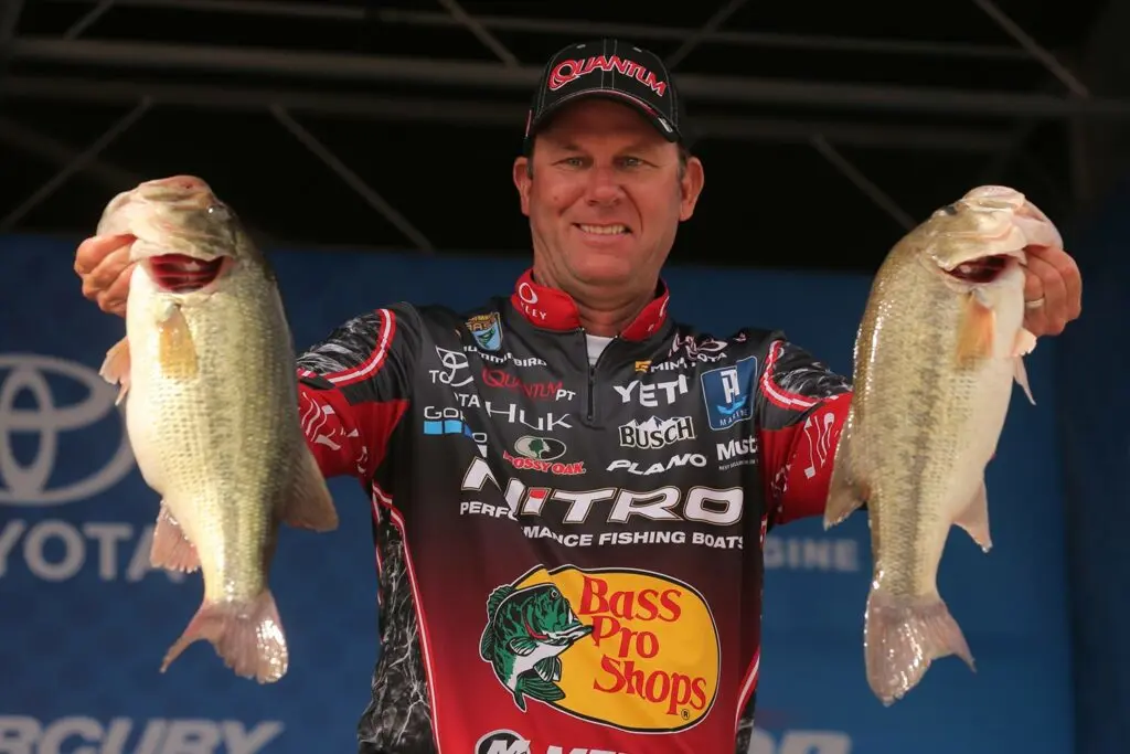 Professional bass angler Kevin VanDam