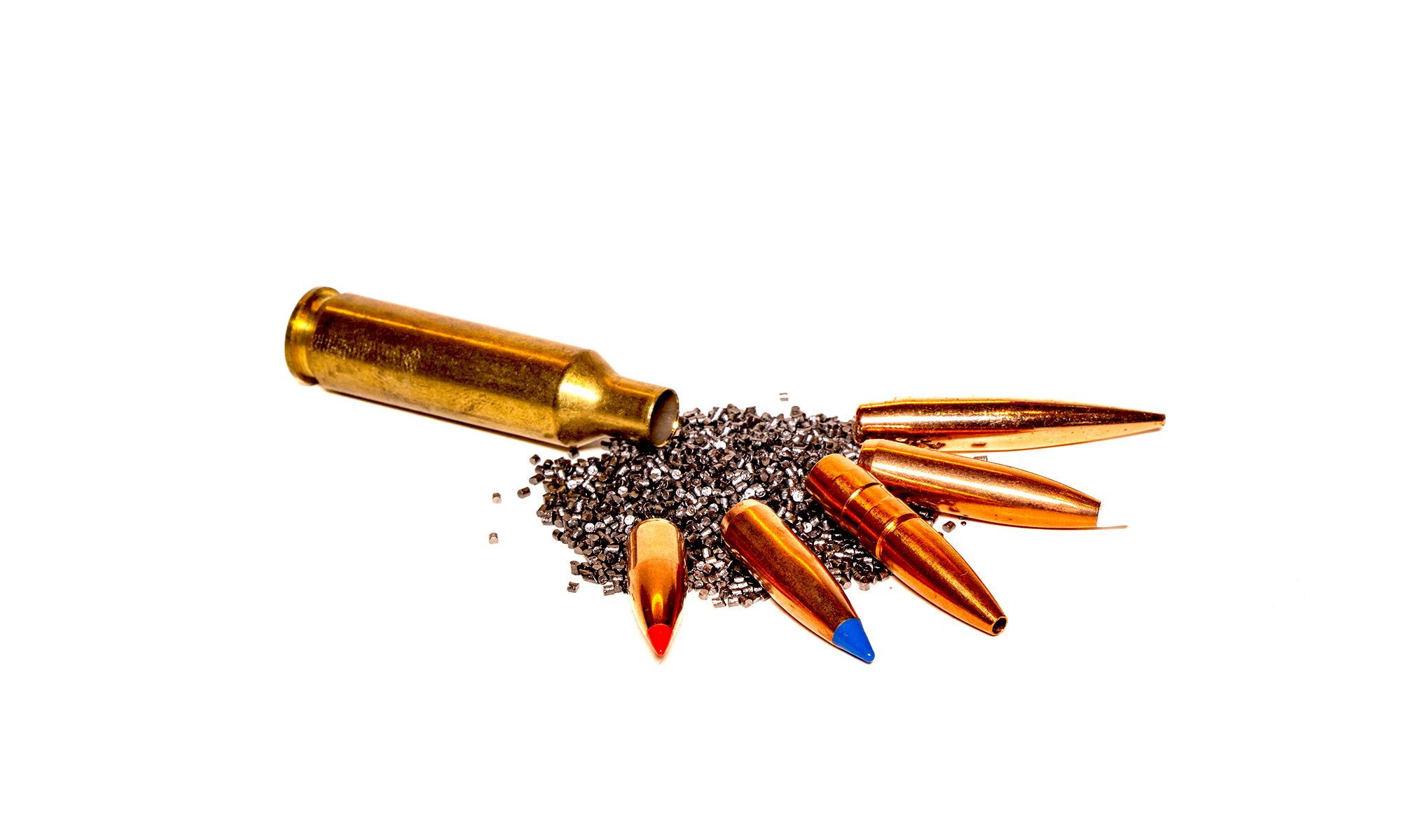 The new Hornady 25 Creedmoor cartridge with an array of bullet weights. 