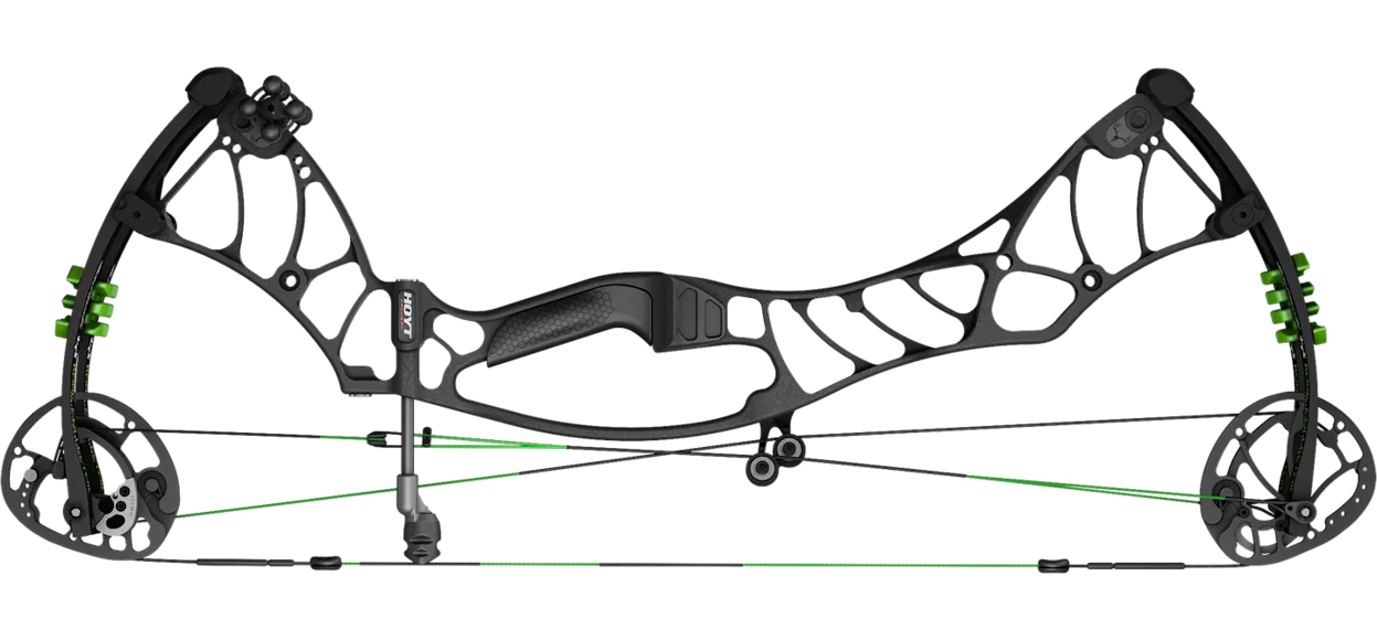 The Hoyt Helix Turbo compound bow.