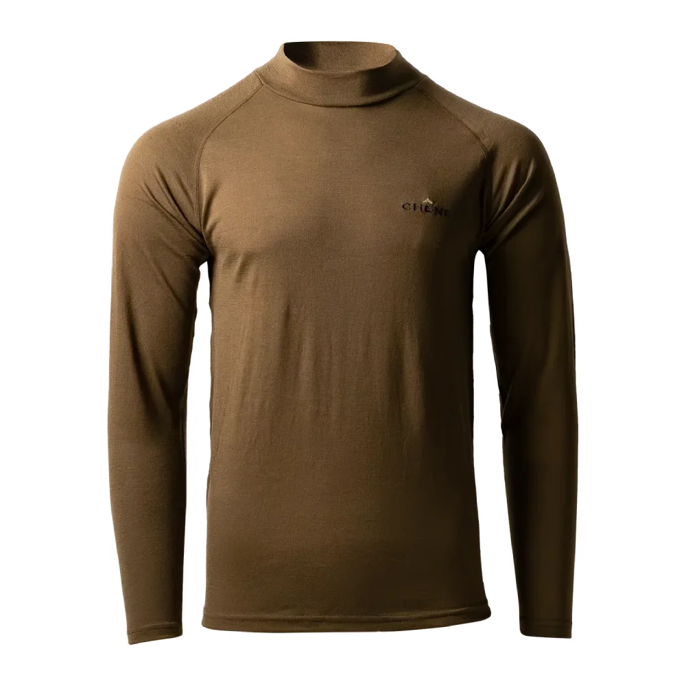 Chene Merino Mock Neck