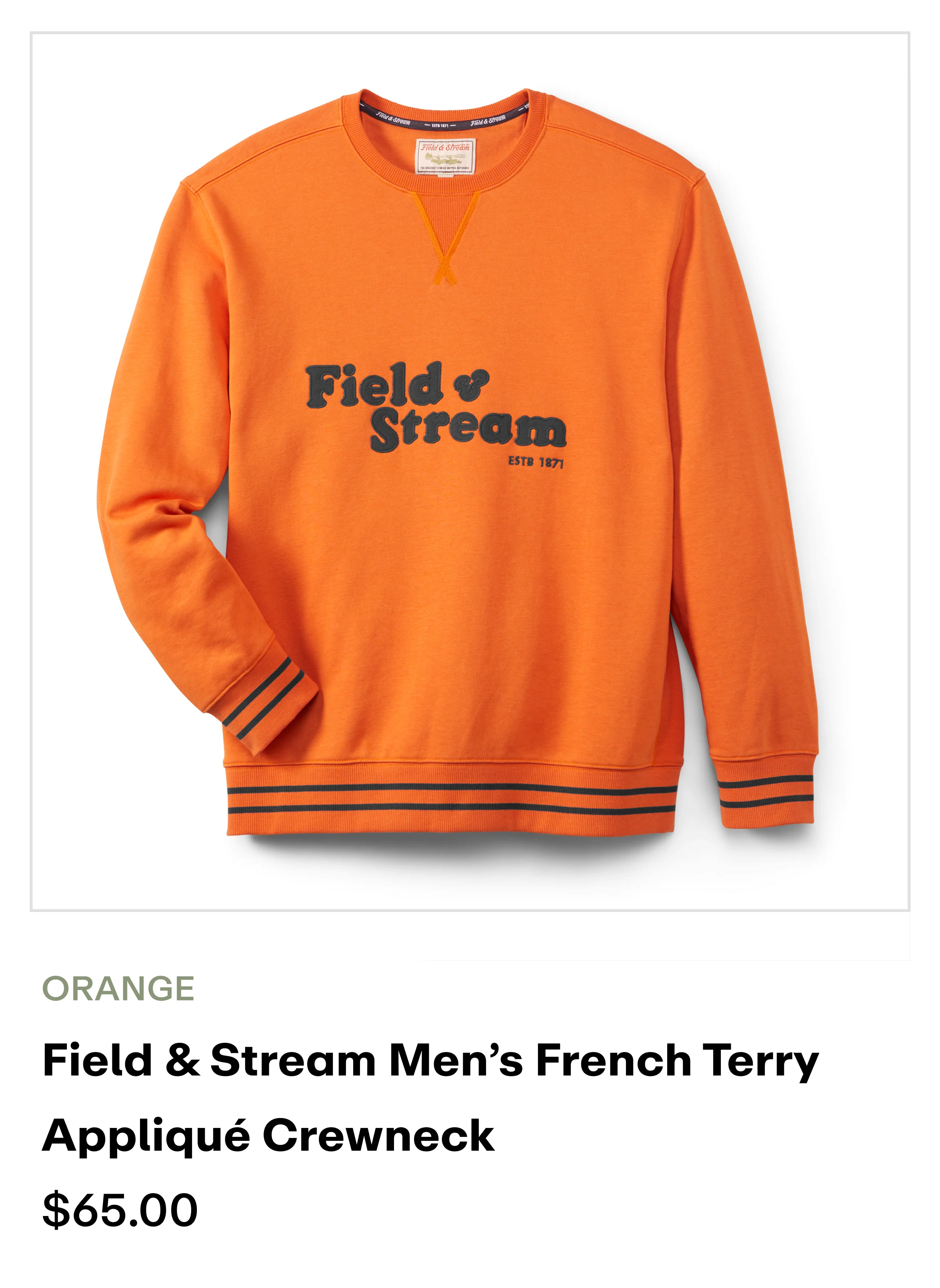 AMAZON- APPLIQUE CREWNECK