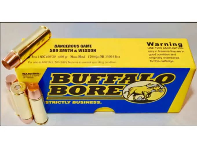 Buffalo Bore .500 Smith &amp; Wesson