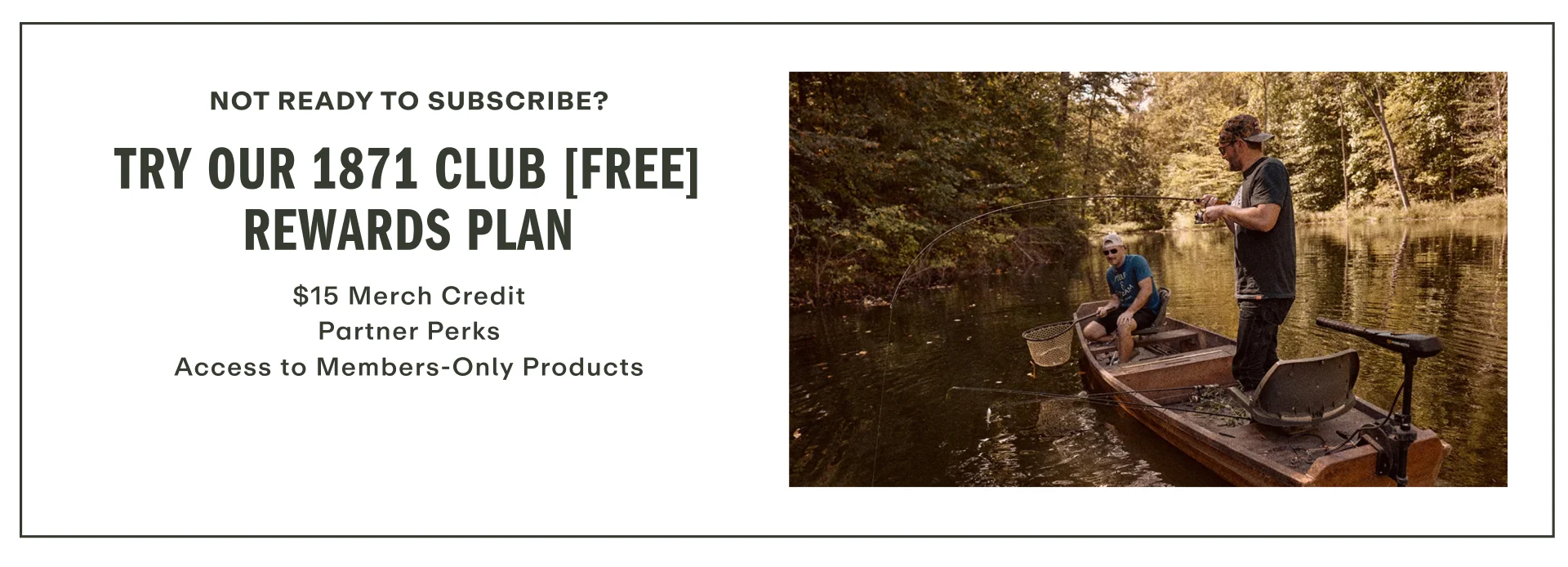 Free Membership Banner Desktop