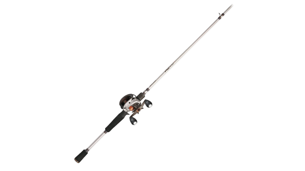 Abu Garcia Revo X Baitcast Combo on white background