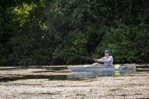 kayak fisherman