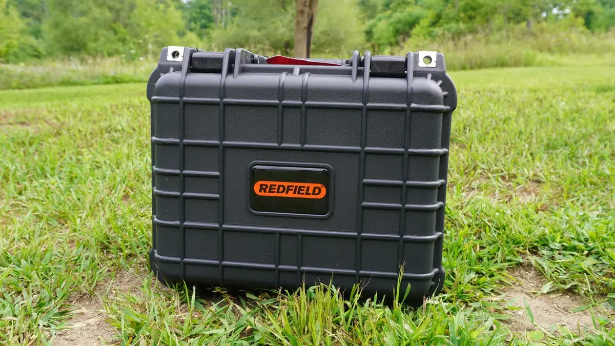 Redfield Molded Pistol Case on grass