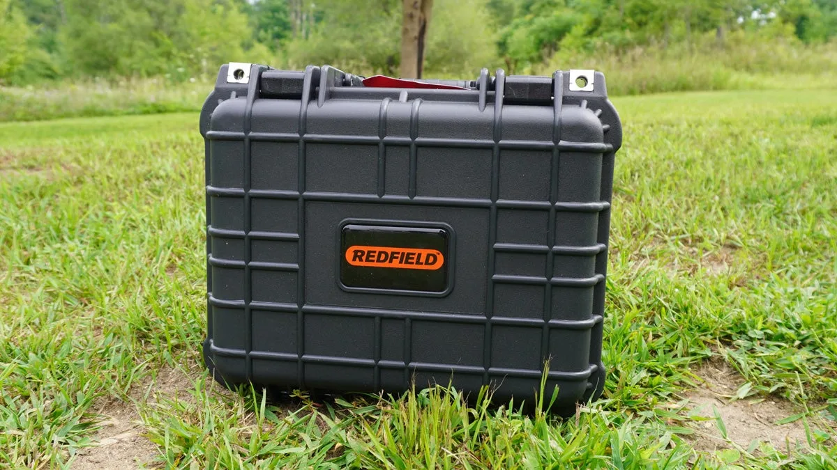 Redfield Molded Pistol Case on grass