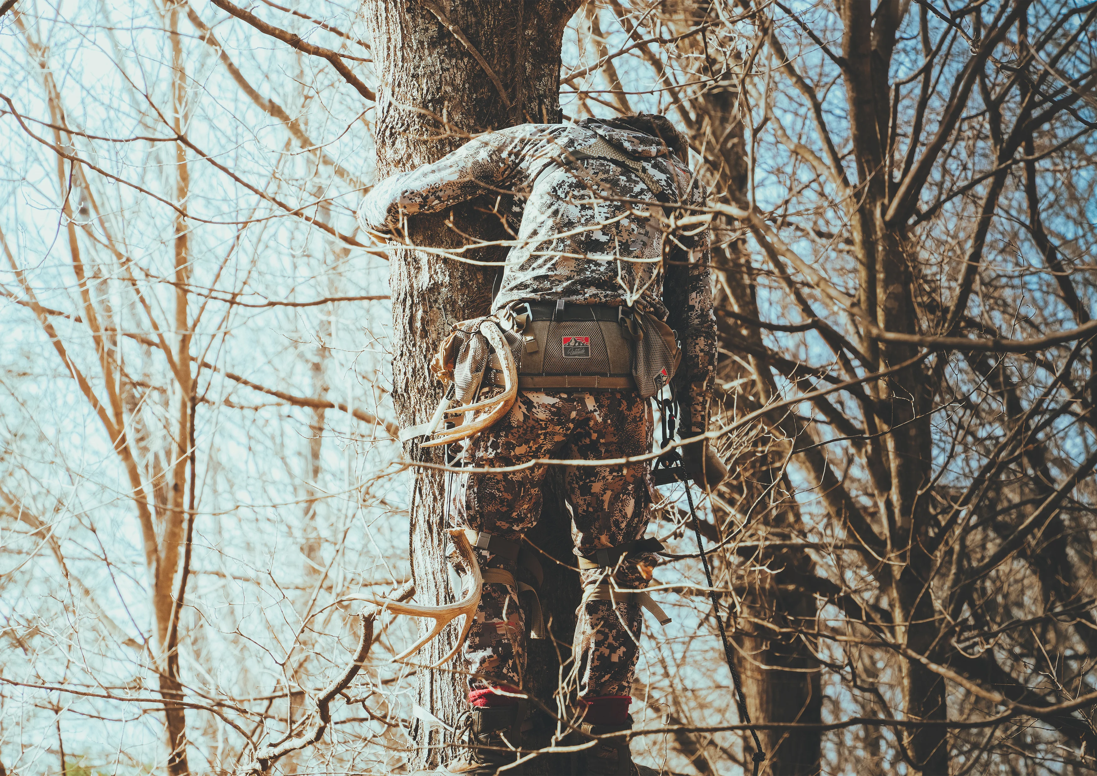 Hunter in saddle