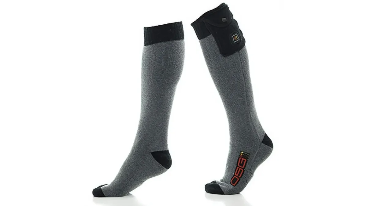 DSG Outerwear Heated Socks on white background