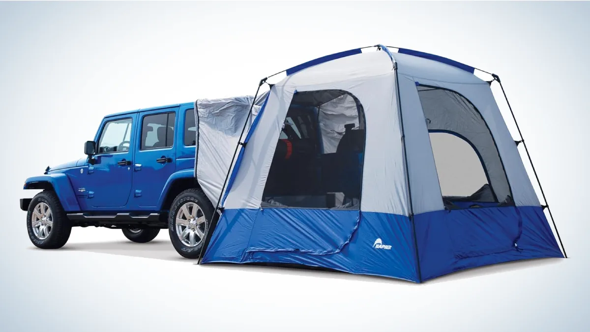 Napier Sportz 8200 SUV Tent on gray and white background