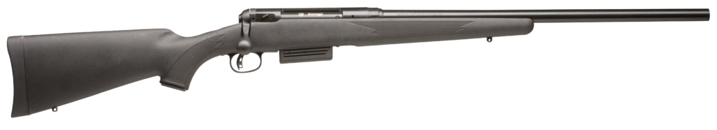 Savage 220 rifle on a white background.