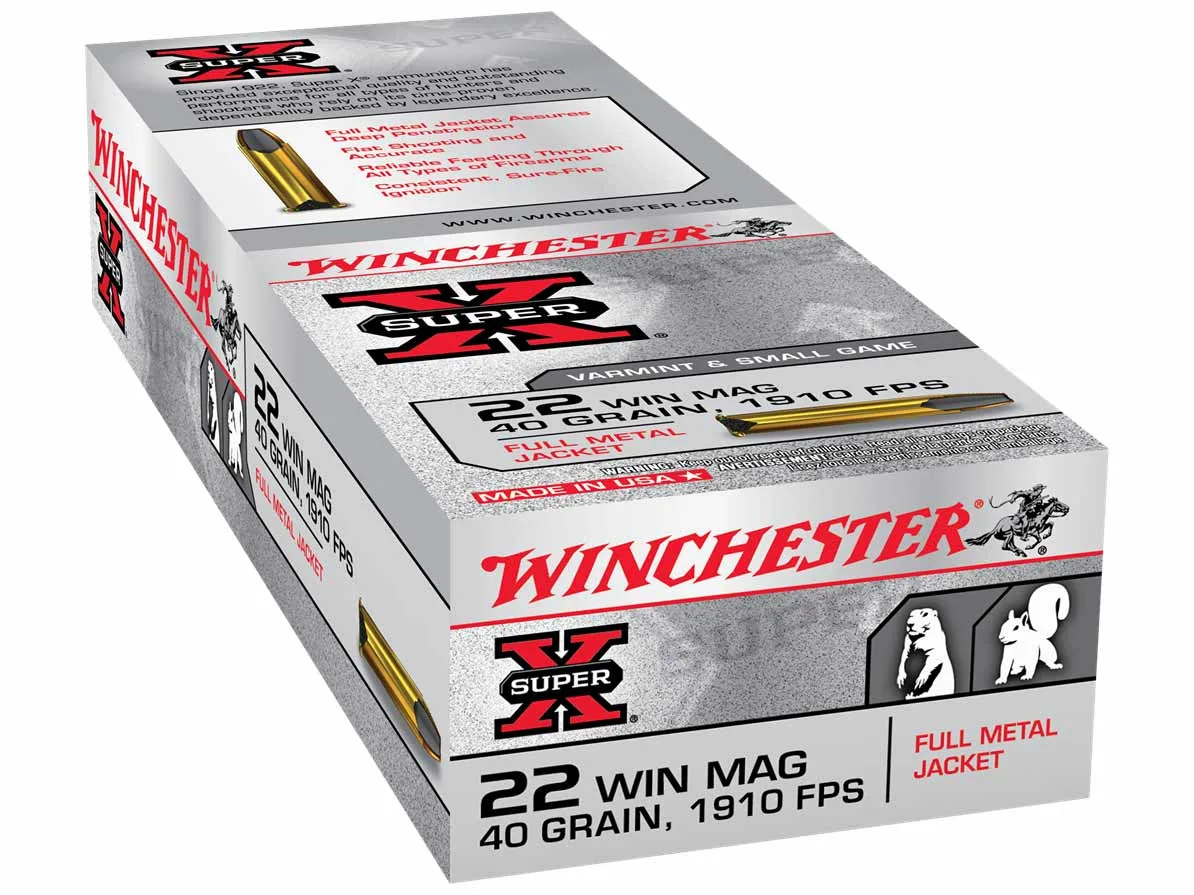 Winchester Super-X 22 WIN MAG Full Metal Jacket