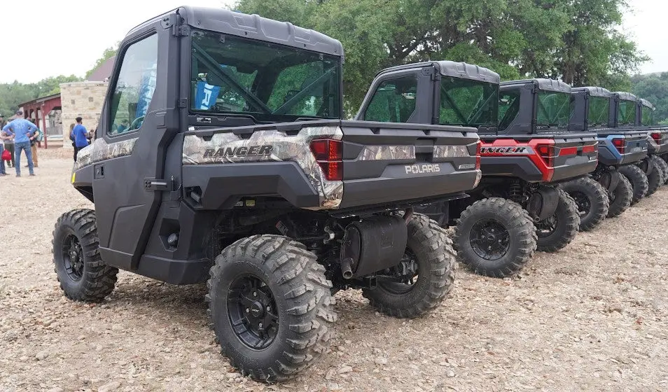 Polaris 2025 Rangers lined up