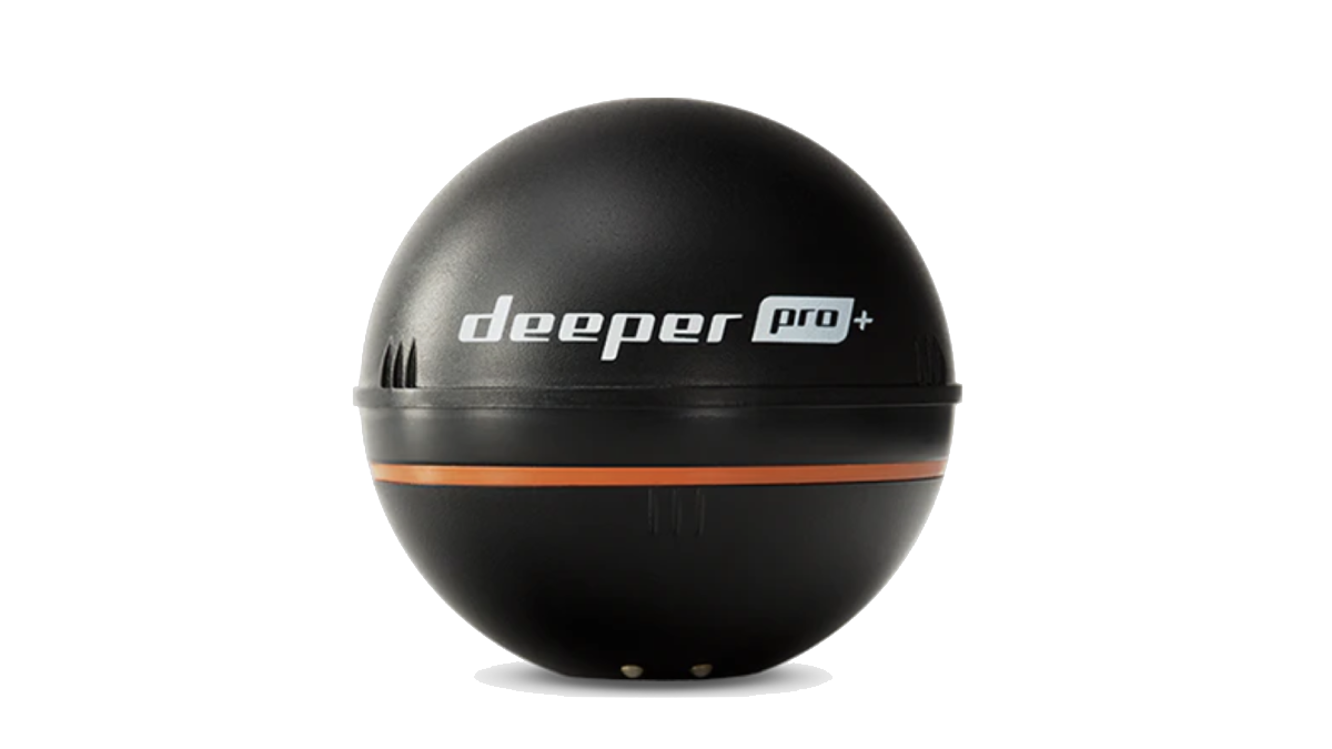 Deeper Pro+ Smart Sonar Fish Finder on white background