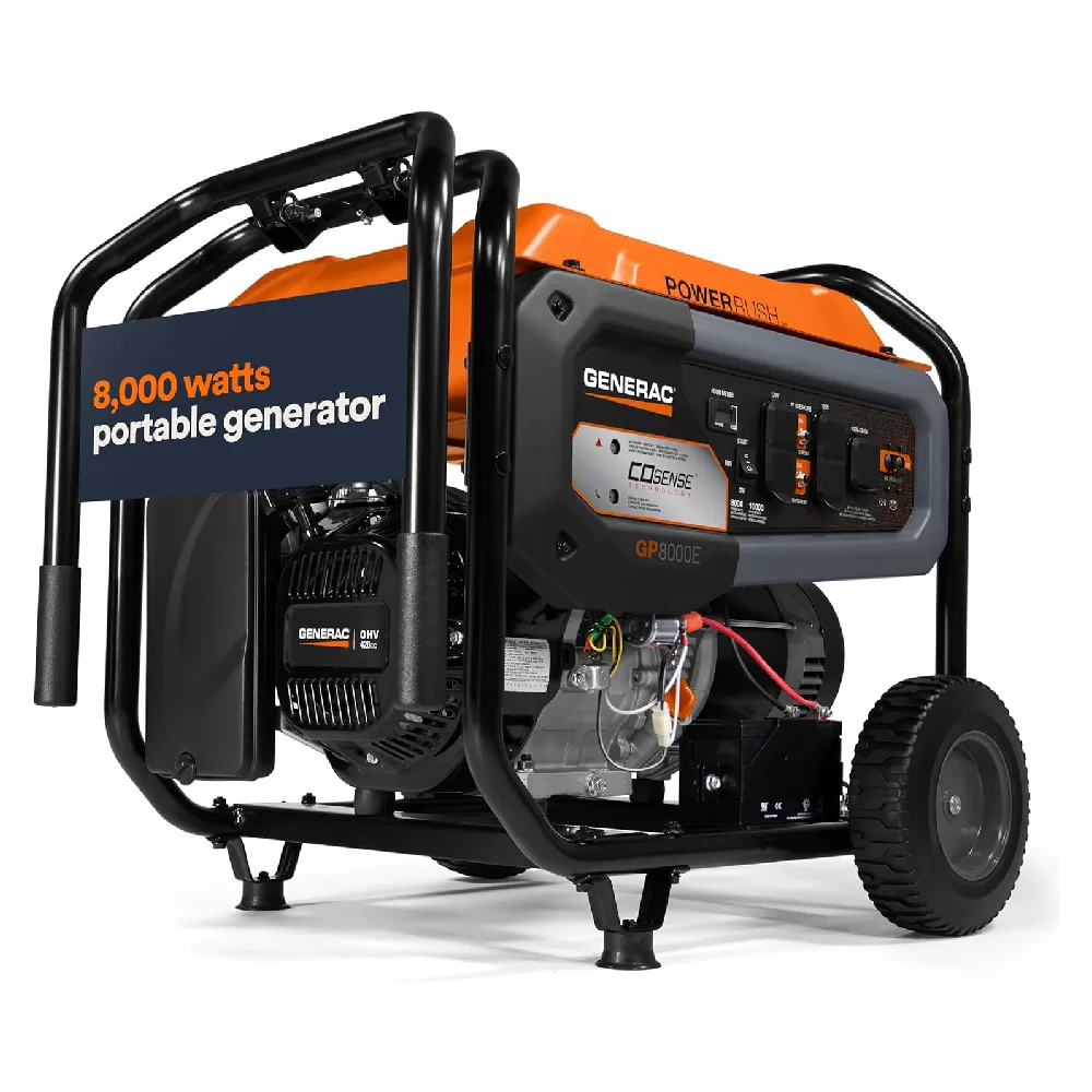 Generac GP8000E Gas-Powered Portable Generator