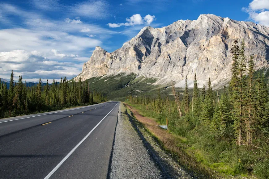 A scenic view from Alaska's Dalton Highway.