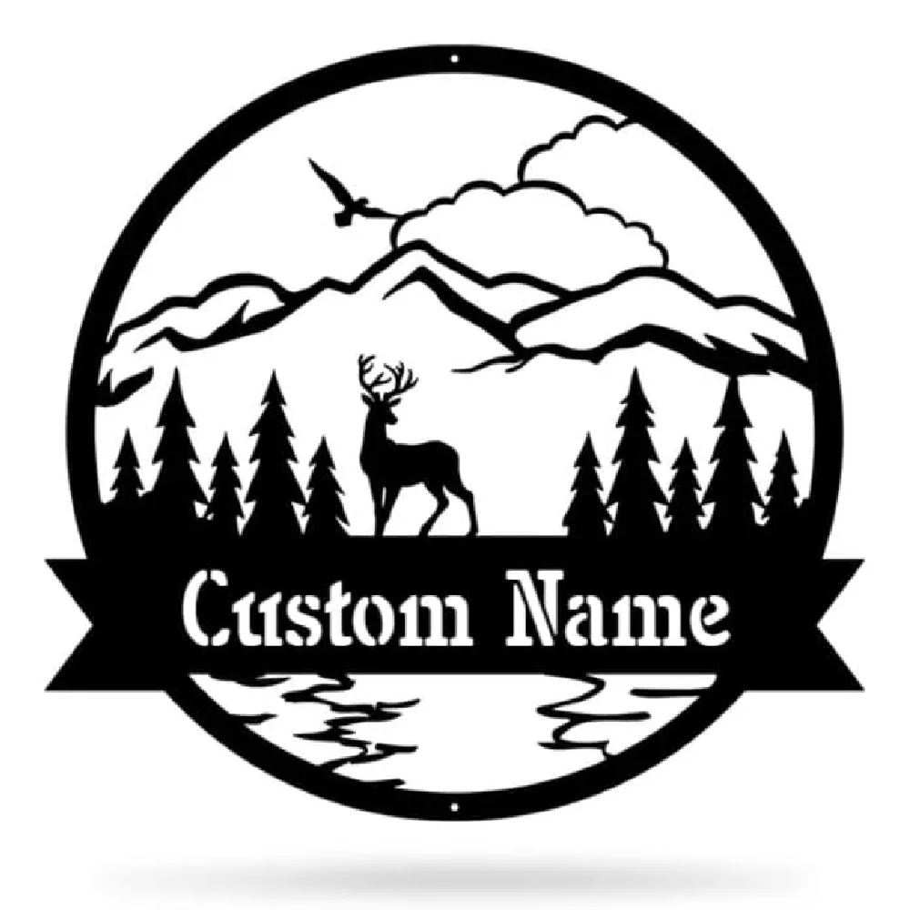 Personalized Great Outdoor Metal Sign