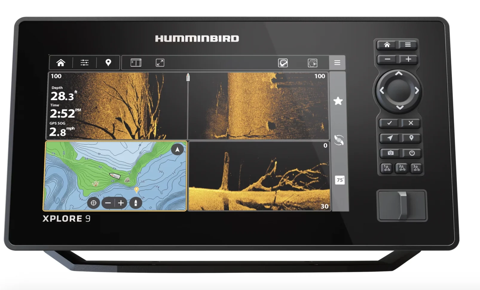 Humminbird Xplore 9 CMSI+ Chirp Mega SI Fish Finder