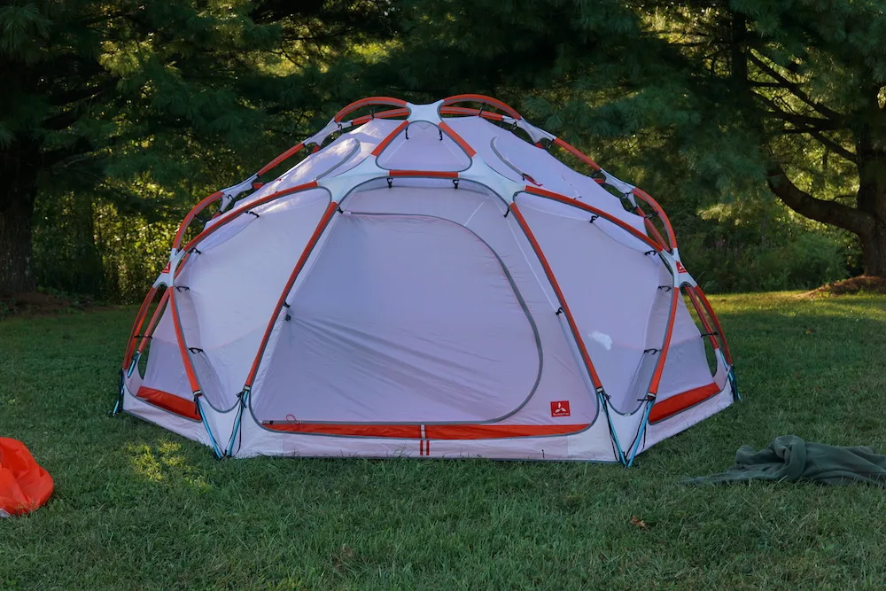 Slingfin OneUp Tent set up without rainfly