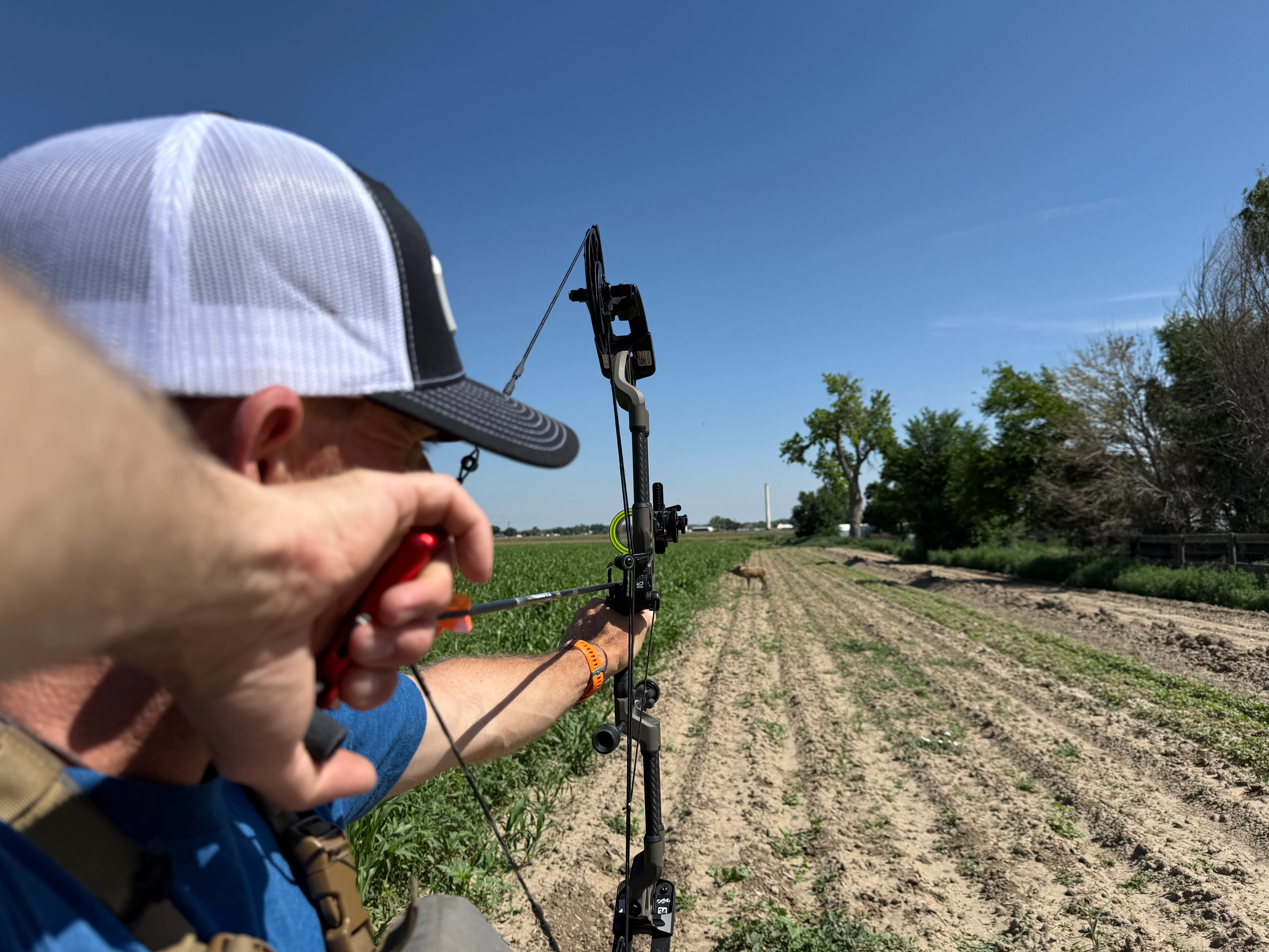 An archer shoots the new Prime From bow at 3D targets.