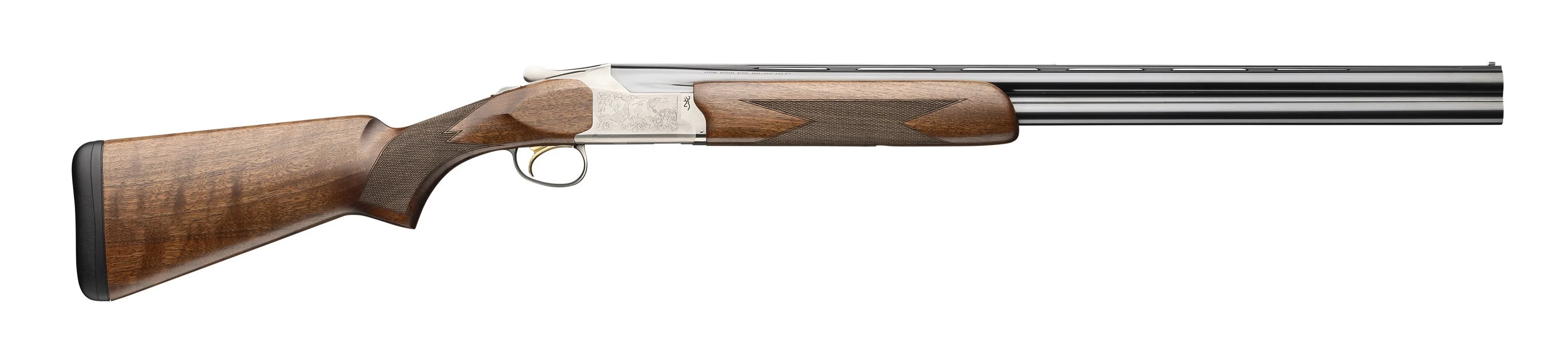 The new Browning Citori 825 over-under shotgun on a white background. 